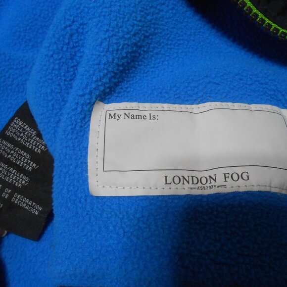 Excellent Boys size 6 London Fog hoodie rain Jacket w/ pockets fleece lining 👦 - Picture 5 of 14